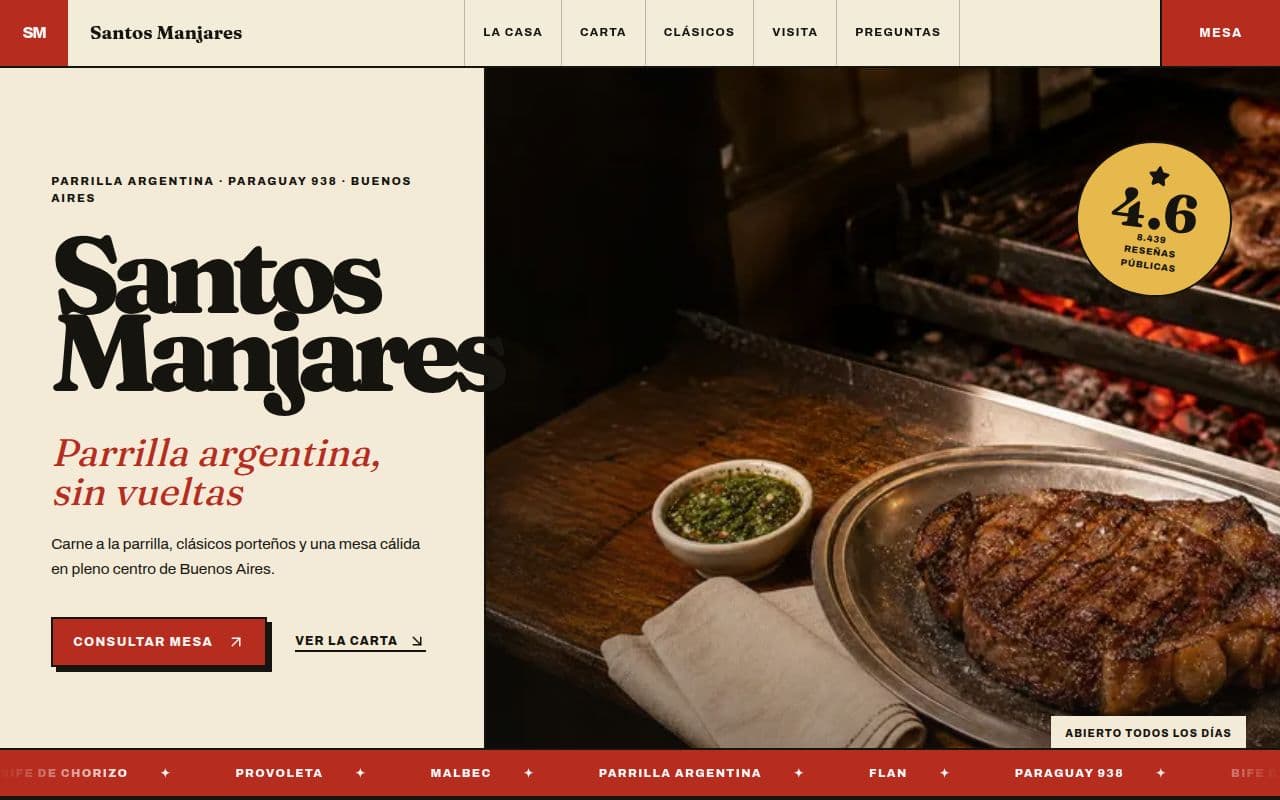 Santos Manjares · Steakhouse